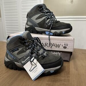 Bearpaw Corsica Shoes Womens Size 6.5 Gray Blue Waterproof Hiking Boots New